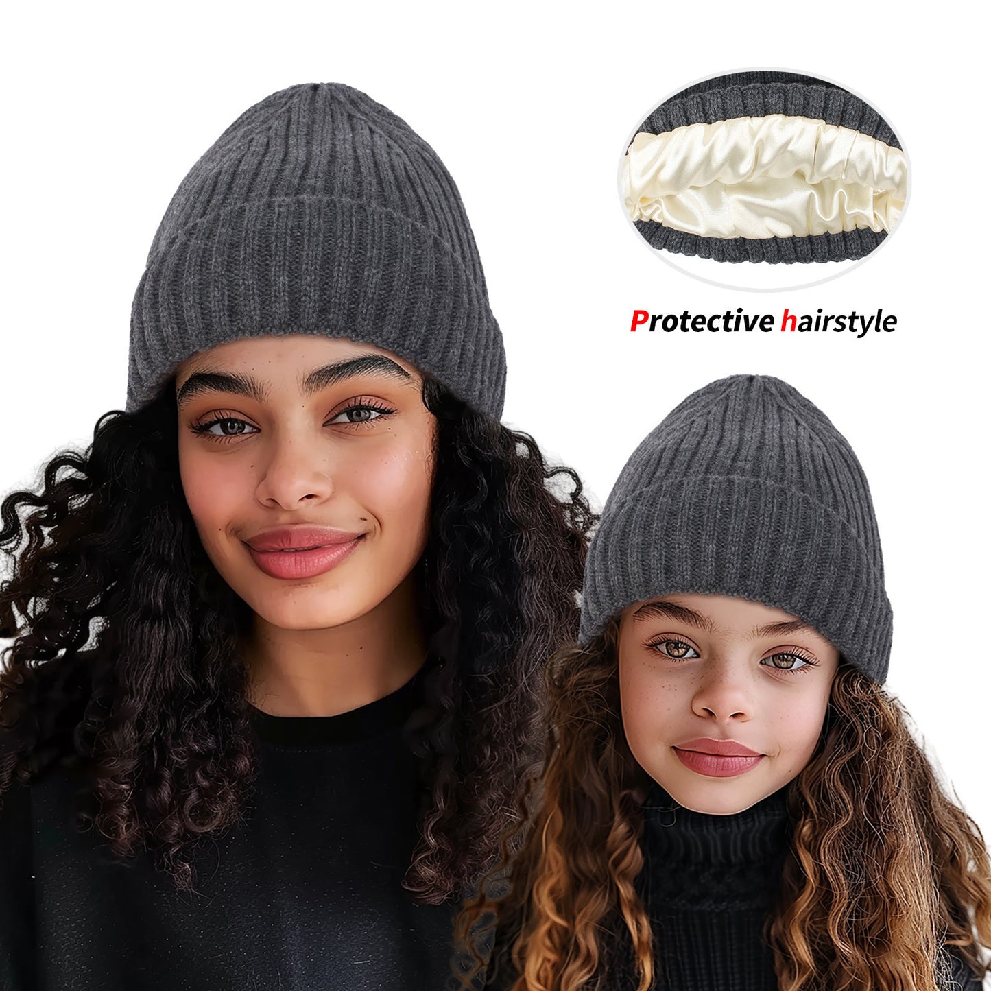 Styleshift Satin knitted Beanie